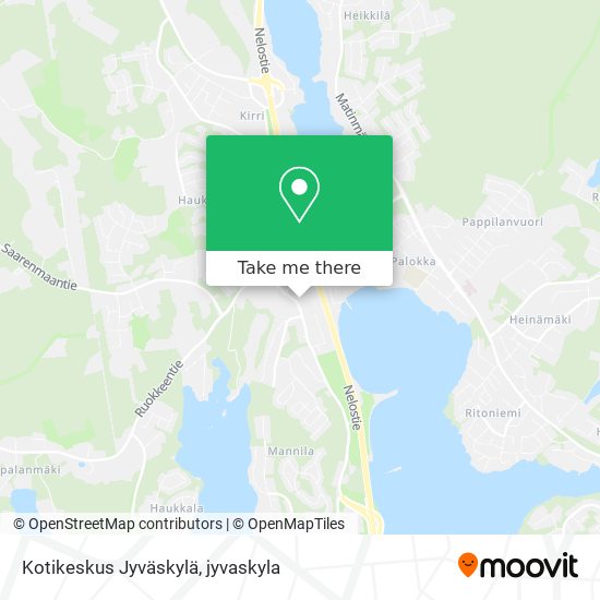 Kotikeskus Jyväskylä map