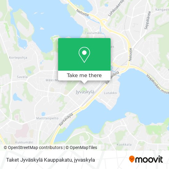 Taket Jyväskylä Kauppakatu map