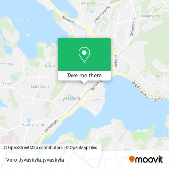 Vero Jyväskylä map