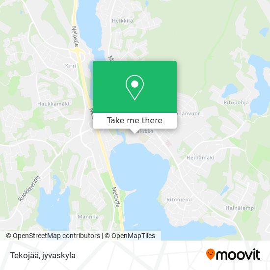 Tekojää map