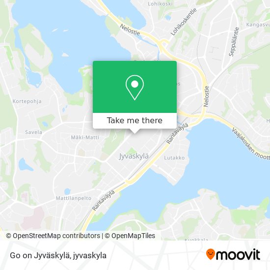 Go on Jyväskylä map