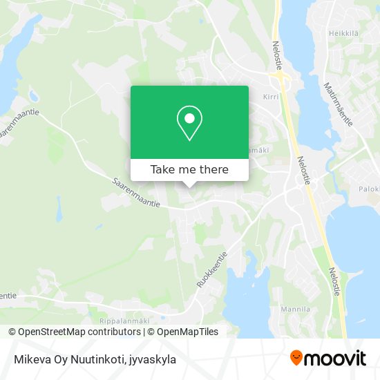 Mikeva Oy Nuutinkoti map