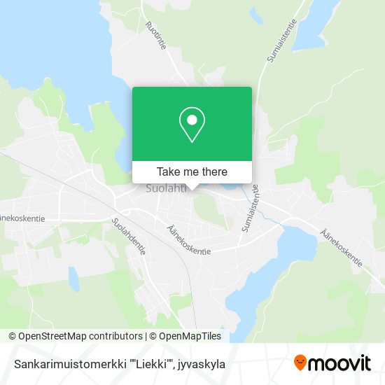 Sankarimuistomerkki ""Liekki"" map