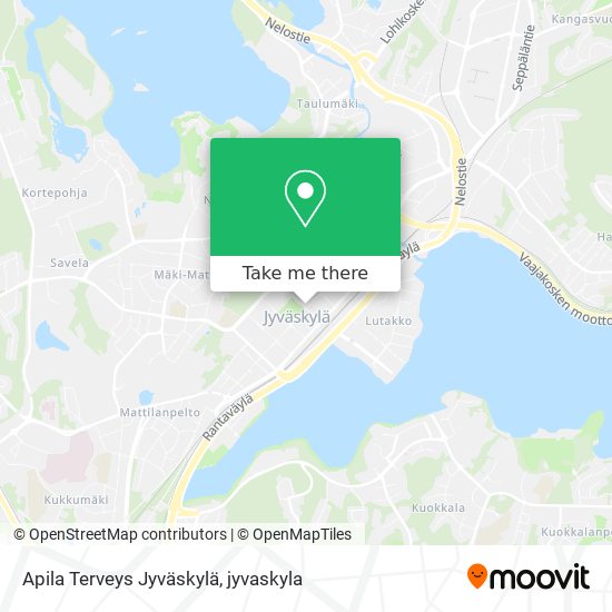 Apila Terveys Jyväskylä map