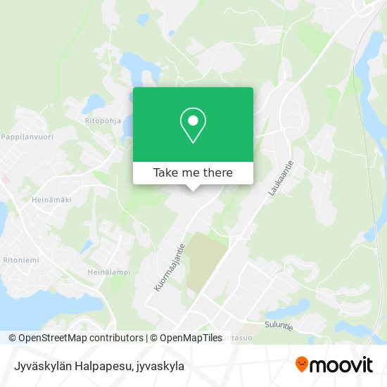 Jyväskylän Halpapesu map