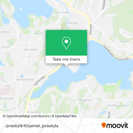 Jyväskylä-Kirjaimet map