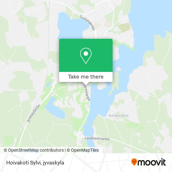 Hoivakoti Sylvi map