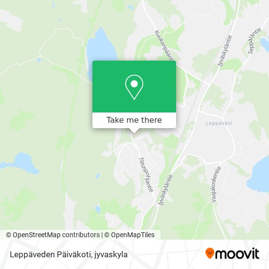 Leppäveden Päiväkoti map