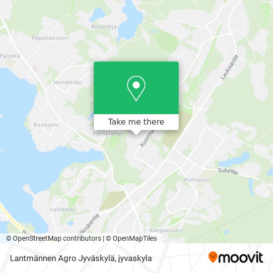 Lantmännen Agro Jyväskylä map
