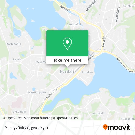 Yle Jyväskylä map