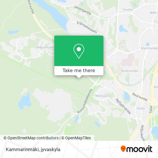 Kammarinmäki map
