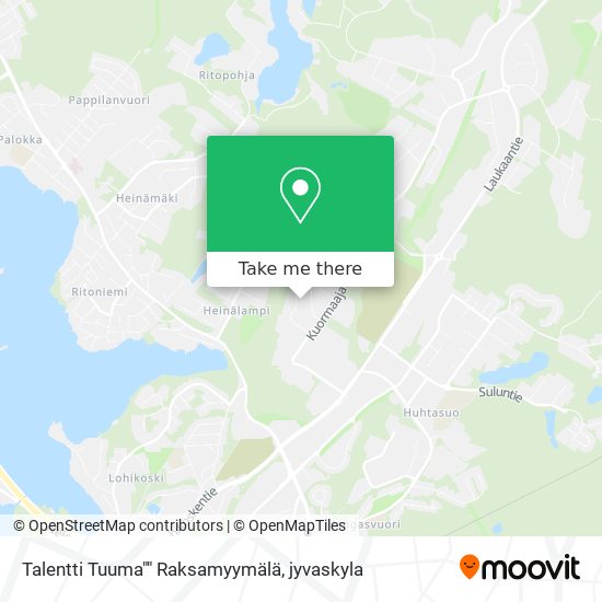 Talentti Tuuma"" Raksamyymälä map