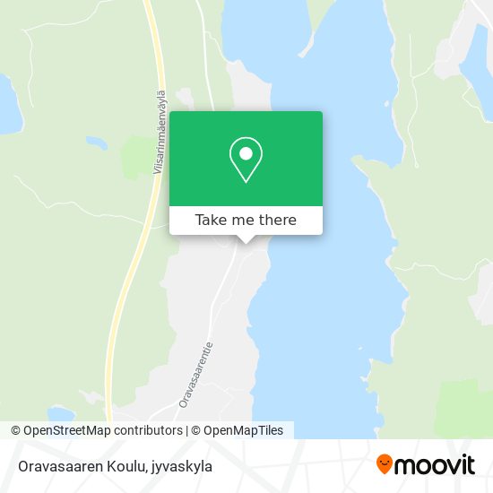 Oravasaaren Koulu map