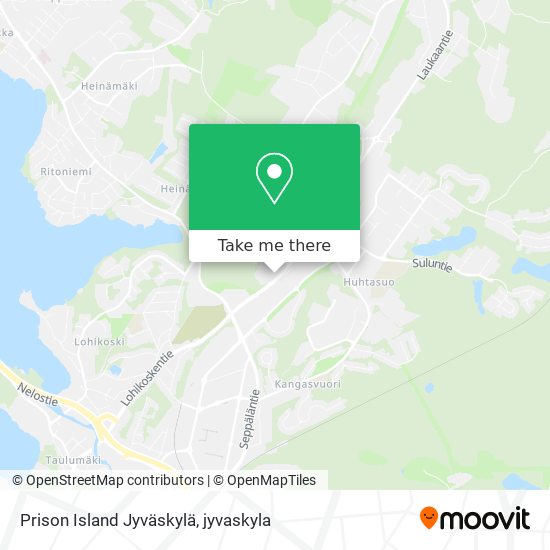 Prison Island Jyväskylä map