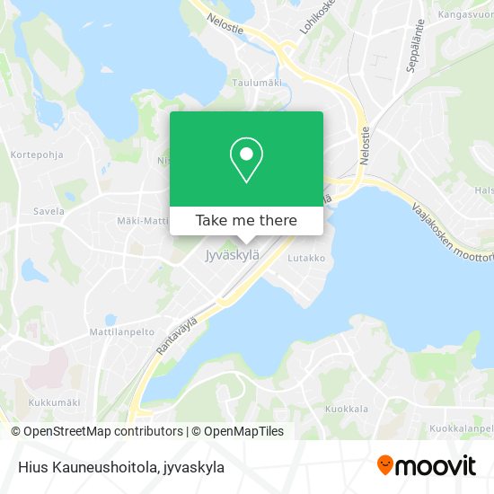 How to get to Hius Kauneushoitola in Jyväskylä by Bus?