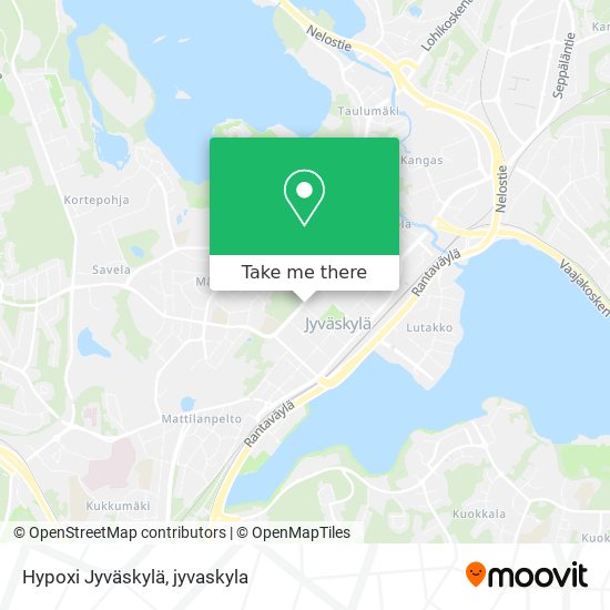 Hypoxi Jyväskylä map