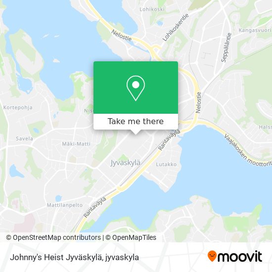 Johnny's Heist Jyväskylä map