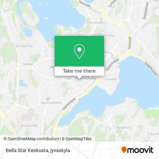 Bella Star Keskusta map