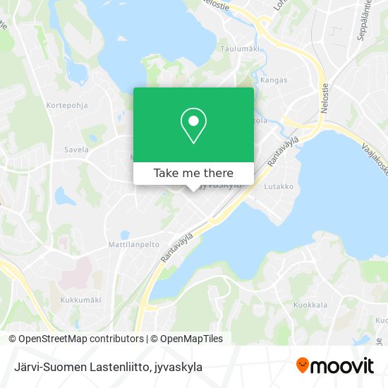 Järvi-Suomen Lastenliitto map