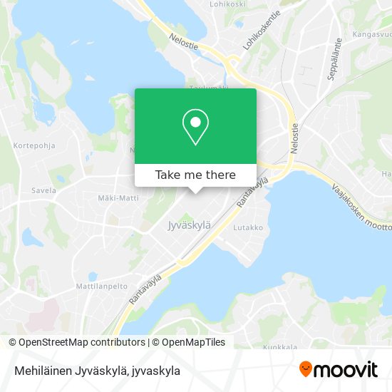 Mehiläinen Jyväskylä map