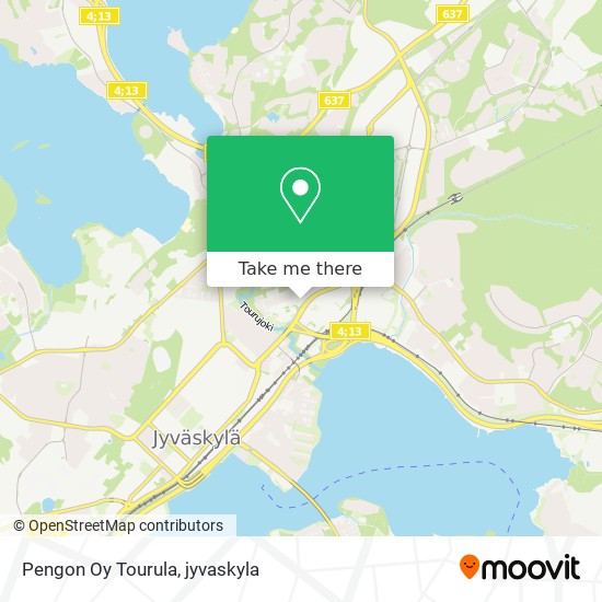 Pengon Oy Tourula map