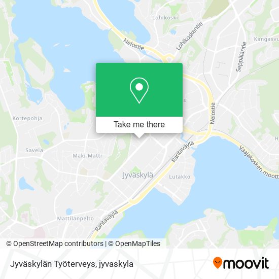 Jyväskylän Työterveys map
