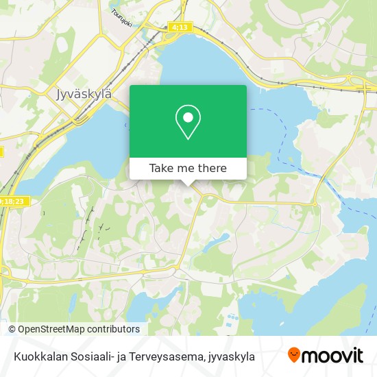 Kuokkalan Sosiaali- ja Terveysasema map