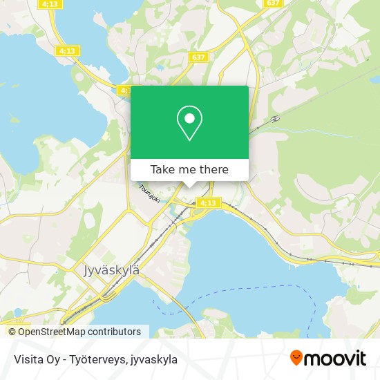 Visita Oy - Työterveys map