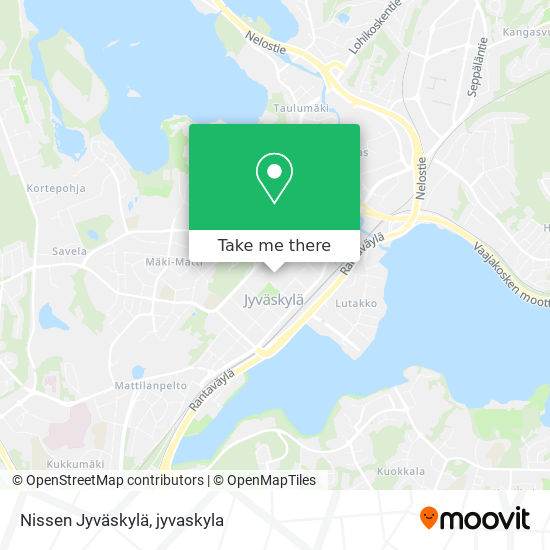 Nissen Jyväskylä map