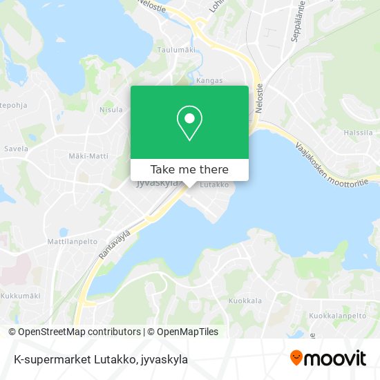 K-supermarket Lutakko map
