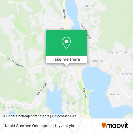 How to get to Keski-Suomen Osuuspankki in Jyväskylän Mlk by Bus?