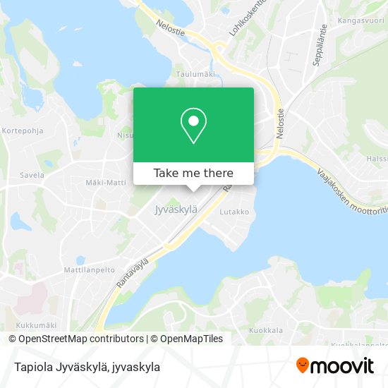Tapiola Jyväskylä map