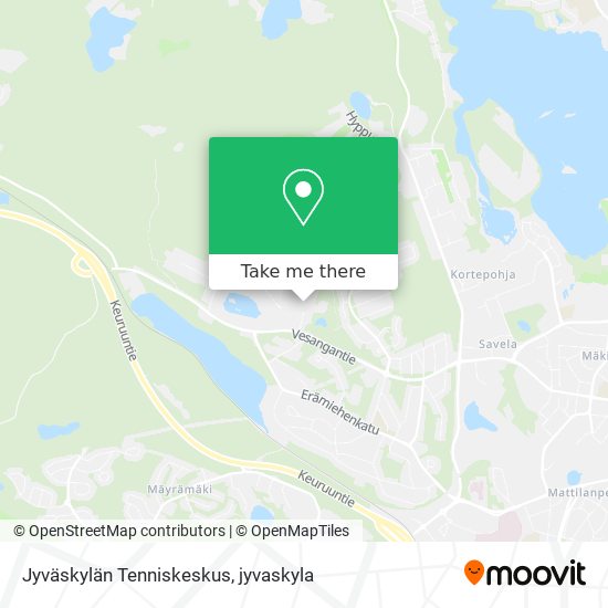 Jyväskylän Tenniskeskus map