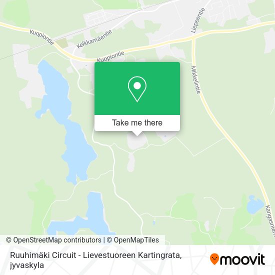 Ruuhimäki Circuit - Lievestuoreen Kartingrata map