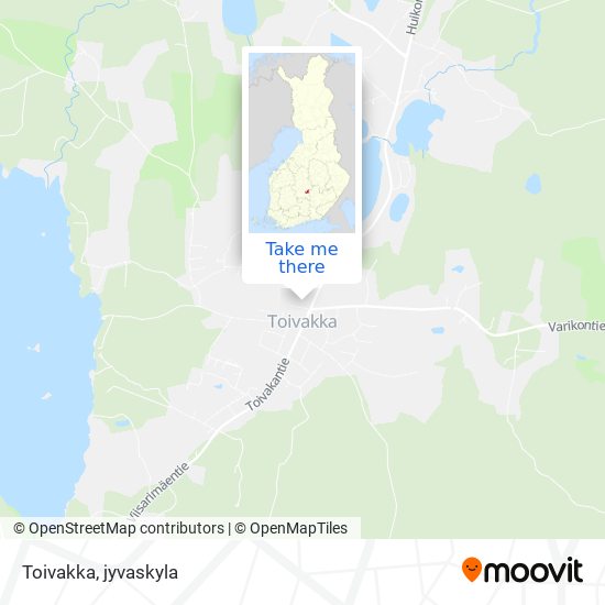 Toivakka map