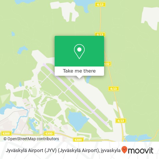 Jyväskylä Airport (JYV) (Jyväskylä Airport) map