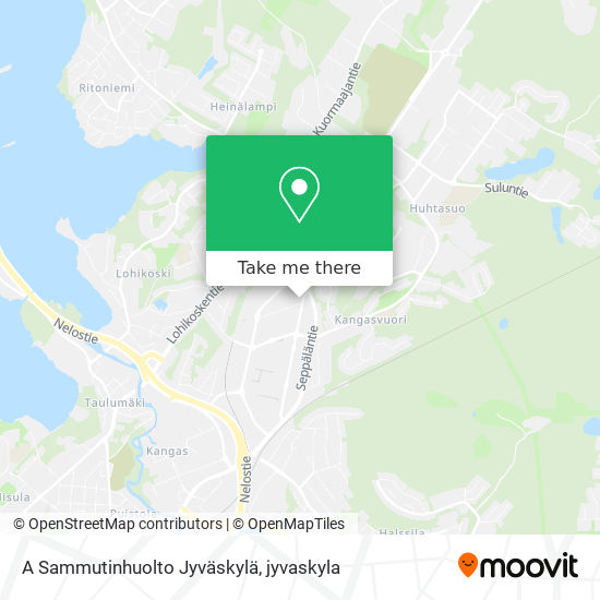 A Sammutinhuolto Jyväskylä map