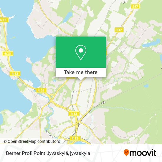 Berner Profi Point Jyväskylä map