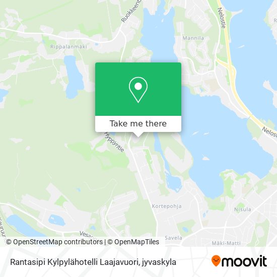 Rantasipi Kylpylähotelli Laajavuori map