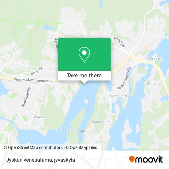 Jyskän venesatama map