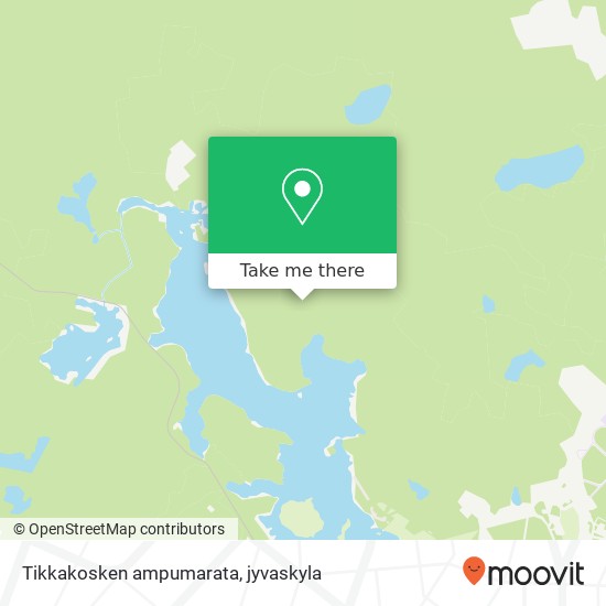 How to get to Tikkakosken ampumarata in Jyväskylän Mlk by Bus?