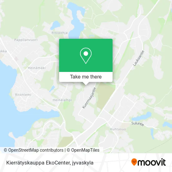 Kierrätyskauppa EkoCenter map