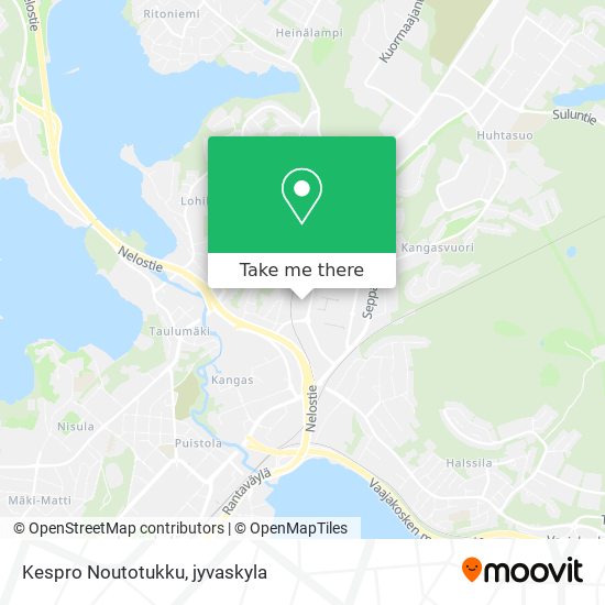 Kespro Noutotukku map