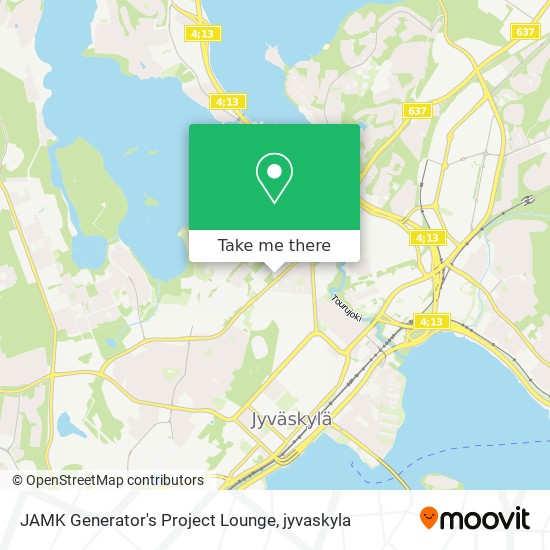 JAMK Generator's Project Lounge map