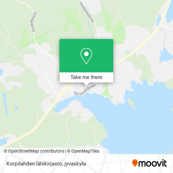 Korpilahden lähikirjasto map