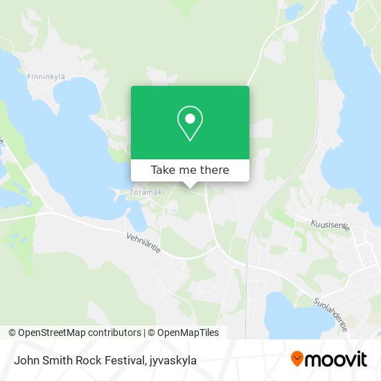 John Smith Rock Festival map