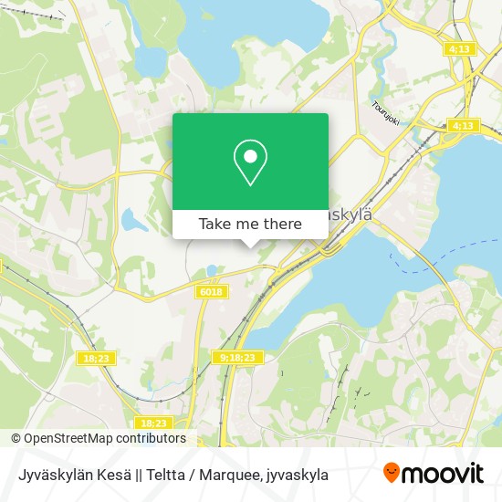 Jyväskylän Kesä || Teltta / Marquee map