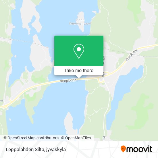 Leppälahden Silta map