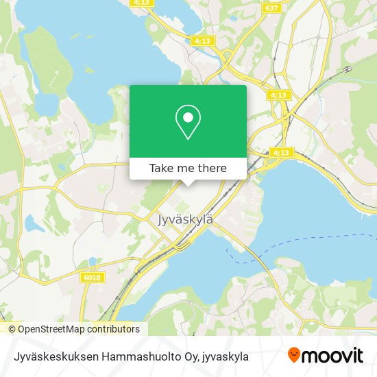 Jyväskeskuksen Hammashuolto Oy map