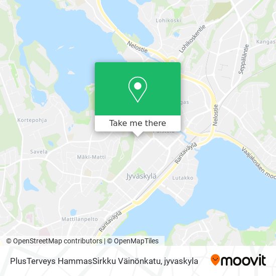 PlusTerveys HammasSirkku Väinönkatu map